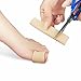 Kalevel 2pcs Large Toe Gel Tube Finger Protector Toe Separators for Bunions Sore Corns Hammertoes Gel Toe Separators Protector Toe Sleeves Protectors (L)