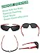 VATTER Kids Polarized Sunglasses UV400 Protection for Boys Girls Shatterproof Lightweight Baseball Sports Glasses for Outdoor 816 black red