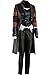 Wecos Halloween Costume Women Cosplay Uniform Coat Pants Medium Black
