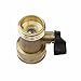 2 Pcs 03V Heavy Duty 3/4 Hose Valve Brass Hose Quick Connect with Shut Off Garden Hose Connector to Control Water Flow