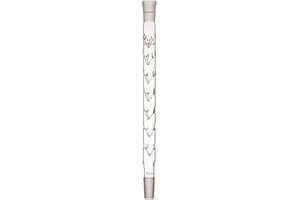 stonylab Vigreux Distillation Column, 24/40 300 mm Length Borosilicate Glass Fractional Distillation Column Vigreux Column wi