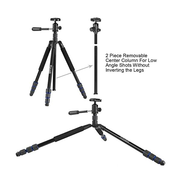 Ravelli APGL5 Digitale Film/Kameras Schwarz Stativ - Stative (Digitale Film/Kameras, 7,711 kg, 3 Bein(e), 167 cm… – Bild 5
