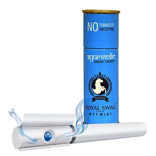 Royal Swag Herbal Mint (MCT) 100% No Nicotine & No Tobacco Cigarettes 10/Pack