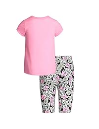 Conjunto de camiseta y pantalón corto de bici Disney Minnie Mouse para bebés, bebés y niños pequeños
