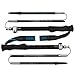 Tri-Fold Alloy UL Trekking Poles/Sticks - Folding, Collapsible, Adjustable, and Ultralight - Perfect for Hiking, Walking, Backpacking and Snowshoeing
