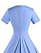 GownTown Women's 1950s Retro Vintage V-Neck Party Swing Dress Cocktail Dress