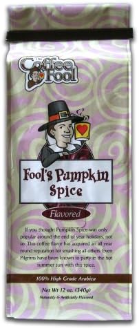 The Coffee Fool French Press Coffee, Fool's Pumpkin Spice, 12 Ounce