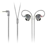 FiiO FH5 Best Over The Ear Headphones/Earphones Detachable Cable Design HiFi Quad Driver Hybrid (1 Dynamic + 3 Knowles BA) in-Ear Monitors for iOS and Android Computer PC Tablet
