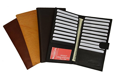 Marshal Genuine Leather Bi-fold Card Holder #1629CF