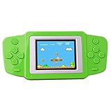 ZHISHAN Retro Handheld Game Console for Kids with Built in 268 Classic Old Games Portable Gaming Player Arcade Playstation System Birthday Gift for Children Boys (Green)
