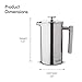 Stainless Steel French Press Cafetiere Coffee Maker Size: 12 oz.