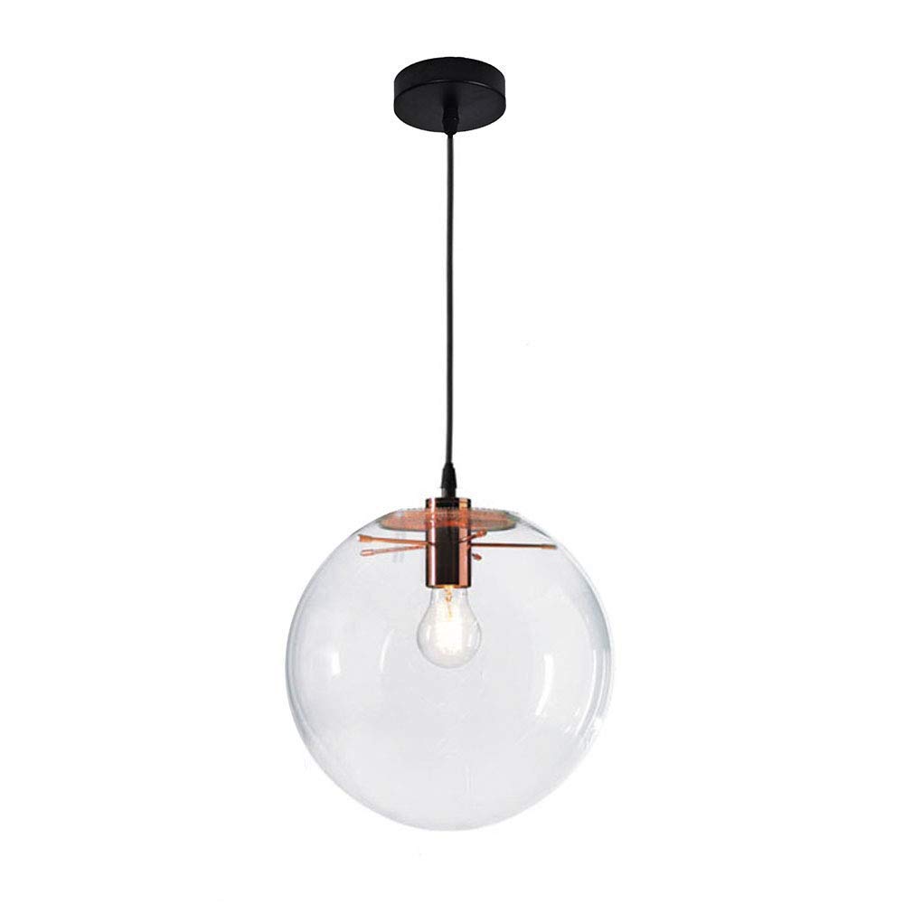 Vampsky Moderne LED Glaskugel Rose Gold Retro