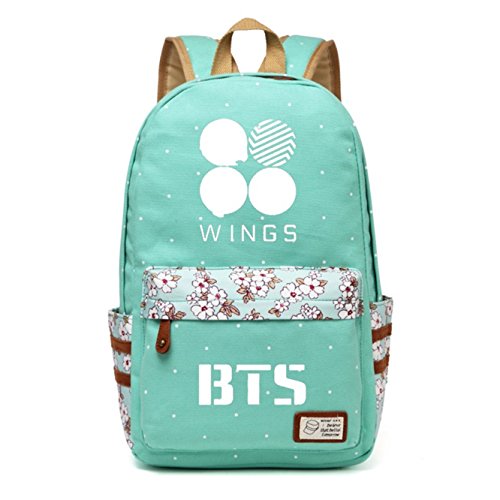 Kpop Costumes For Guys - JUSTGOGO Korean Casual Backpack Daypack Laptop Bag College Bag Book Bag School