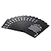 ACELION Playing Cards Waterproof Plastic Diamond Poker Playing Gift Cards (Printing Black Diamond)