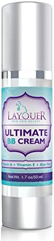 Layouer BB Cream with Peptides, Fruit Extracts + Vitamin A & E – The Ultimate Anti-Wrinkle Beauty Balm –The Secret to a Young and Supple Skin