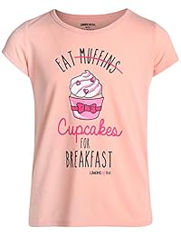 Conjunto de 3 piezas de pijama de ropa de dormir para niñas limitadas con camiseta, pantalones cortos y pantalones