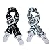PBnJ baby Clip-itz Nursing Cover Clips (Gray Chevron & Black Paisley)