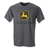 John Deere Charcoal Construction Trademark T-Shirt