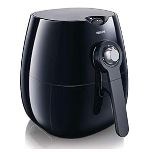 Philips Air Fryer with Rapid Air Technology for Healthy Cooking, Baking and Grilling, Plastic, 1425 W, Black, HD9220/20