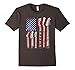 Guitar T Shirt US flag rock playable for men women