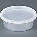 SunnyCare® 8 oz.Microwavable Translucent Plastic Deli Container with Lid -(Case of 250)