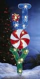 Lighted Joy Holiday Garden Stake