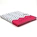 Dteck Case Compatible for iPad 2/3/4, Cartoon Cute PU Leather Flip Wallet Case with Cards Slots Money Holder for iPad 2/34 (01 Red Waves)