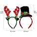 Christmas Headbands, HOT YLYH 4 Design Cute Reindeer Antlers, Holiday Santa Hat, Christmas Tree, Christmas Hat Hairband with Bell Great Christmas Costumes Decoration Gifts
