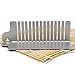 Raw Rutes - Samurai Tofu Slicer Guide for Cutting Tofu into Perfect Cubes or Slices - Made in The USA from Stainless Steel! Specialty Frosted Finish - Dishwasher Safe!