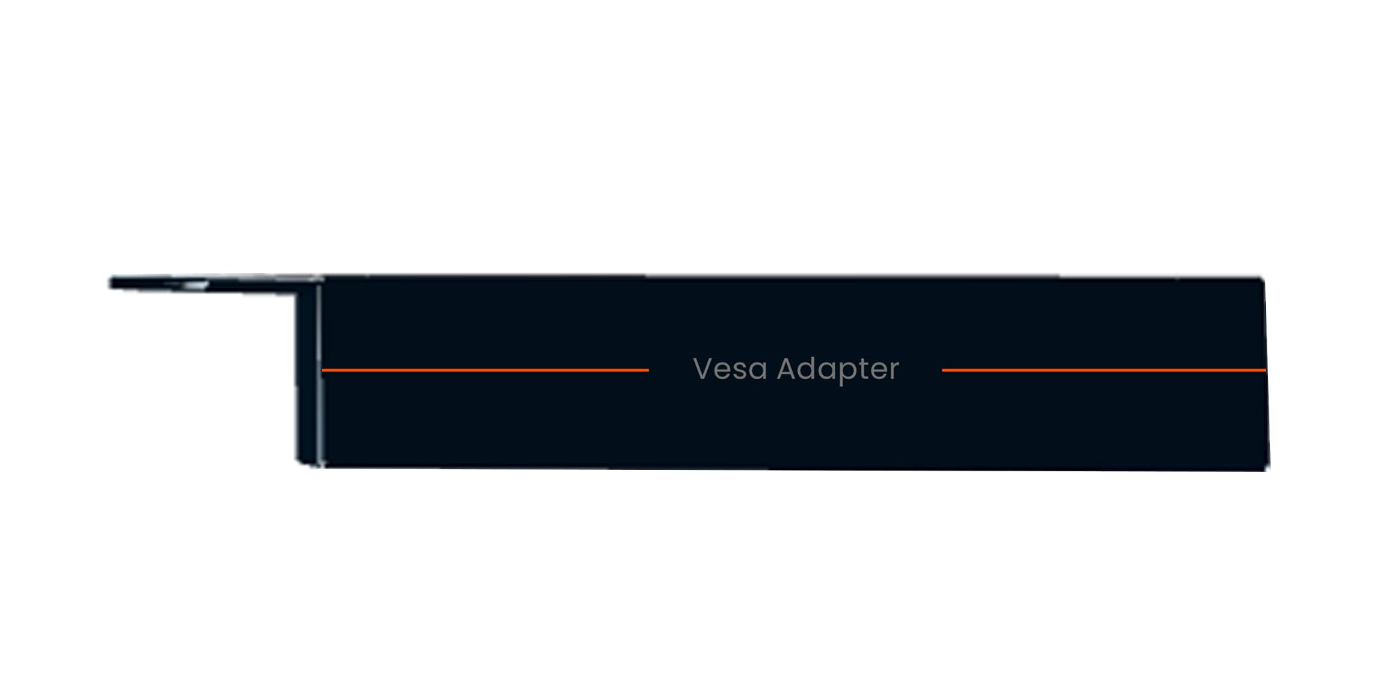 PUTORSEN VESA Adapter Mount Bracket Kit for Screens 32 to 55 inch LCD LED TV, TV Mount Adapter Bracket Upgrade Mounting Holes up to 400x400 mm, Black