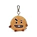 SWEMNED BT21 SHOOKY Character Soft Plush Stuffed Animal Keychain Key Ring Bag Charm, 10 cm, Brown