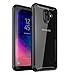 Galaxy A6 2018 Case, Vinve Slim Anti-Scratch Shockproof Cover Clear Hard Back Panel + TPU Bumper Protective Case for Samsung Galaxy A6 2018 (Black)