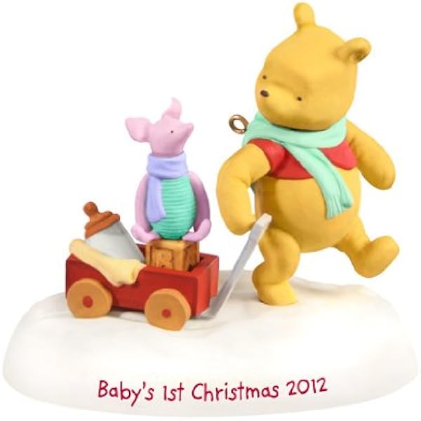 2022 Hallmark Ornament Babys First Christmas Disney Winnie The Pooh Amazon.com : Winnie The Pooh Baby's First Christmas Hallmark 2012 Keepsake  Ornament Qxd1601 : Baby Keepsake Products : Baby