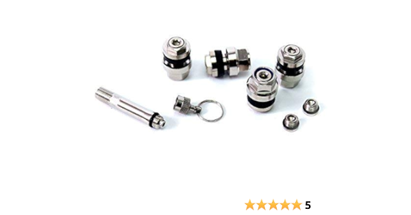 1x Set optivent invisibles ocultos válvulas 11,3mm plata Válvula de metal tüv