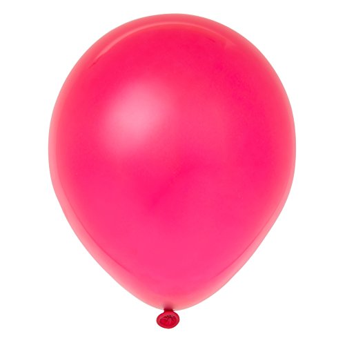 12" Latex Magenta Balloons, 10ct