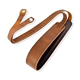 Camera Shoulder Neck Strap Vintage Belt for All DSLR Camera Mirrorless Nikon Leica Fujifilm Sony Panasonic Canon Olympus Pentax Classic - Genuine Leather