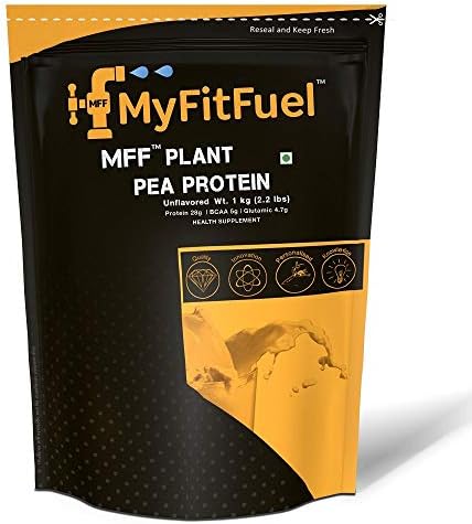 Myfitfuel Plant Pea Protein Isolate 1 Kg (Unflavored)