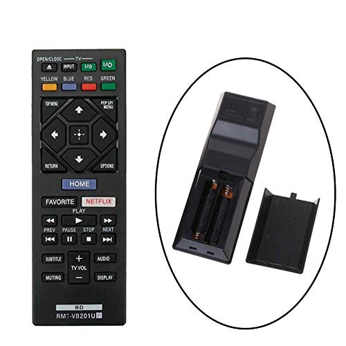 Replacement RMTVB201U Remote for Sony Bluray DVD Player BDPS1700CA