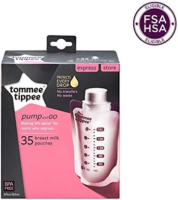tommee tippee breast milk pouch bottle