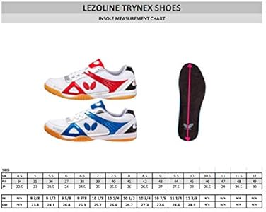butterfly trynex table tennis shoes