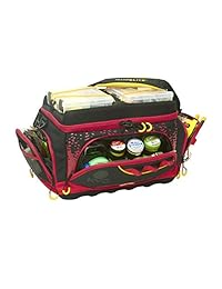 Plano KVD Signature Series 3700 Tackle bolsa, Negro Rojo Amarillo