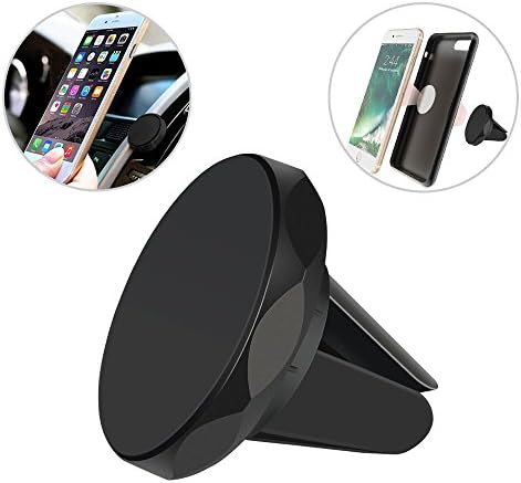 Universal Magnetic Car Mount Holder, Rotatable Flexible Rotation Magnetic Cell Phone Holder (Black2)