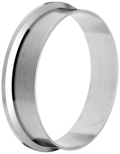 Click Here to See More Images Dixon L14AM7-G600 Stainless Steel 304 Sanitary Fitting, Long Weld Clamp Ferrule, 6