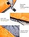 Viniper Sleeping Bag, Comfort, Waterproof and Lightweight Envelope Sleeping Bag with Compression Sack Perfect for 4 Season Traveling, Camping, Hiking, Outdoor Fit Kid Women Men (Orange + Gray)