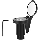 BUZHI Bicycle Rearview Mirror Adjustable Bicycle Handlebar Mirror Bicycle Mirrors For Handlebars Cycling Accessory Bicycle Handlebar Plug Rearview Mirror Bike Rearview Mirror Cycling Accessory