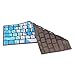 HDE Ultra Thin Silicone Rubber Keyboard Skin Cover for Macbook Pro Non Retina 13/15/17 (Blue Camo)