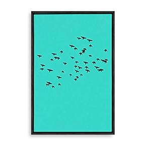 Framed Canvas Wall Art for Living Room, Bedroom Simple Style Theme Canvas Prints for Home Decoration Ready to Hang - 16x24 inches