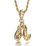 Joyucky Men Necklace, 316L Stainless Steel Necklace for Men Pendant Necklace for Men Religious Jewelry 24 inches Rope Chain Link with Giftboxes Packing