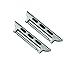 BARTON WATCH BANDS Adapters compatible with all Apple Watch Models - Large Case Size (42mm or 44mm) - Fits 22mm Watch Straps - Polished Stainless Steel
