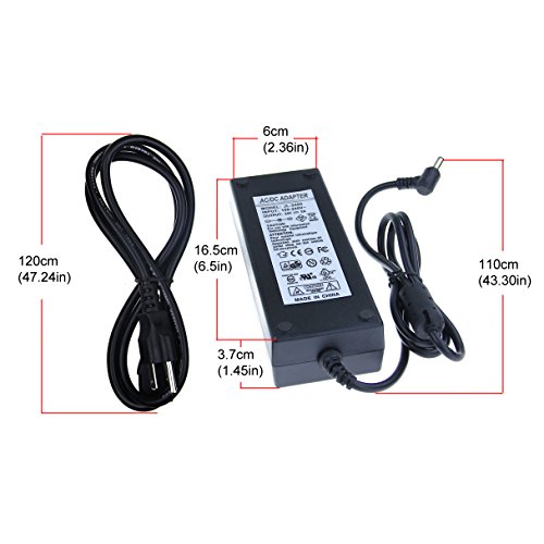 24V 5A 120W Power Supply 100V-240V or 110V - 220V AC to DC Adapter 24V 5amp Switching Converter Charger 5.5x2.1mm Plug for Routers CCTV IP Security Cameras 5050 3528 LED Strip Mould Lights - Thumbnail 3